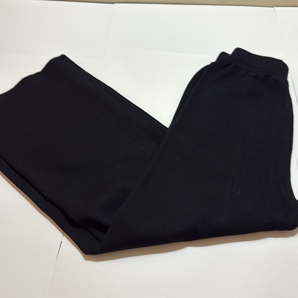 Fendi Black Knit Pantsuit with Tan & Rust Logo - Picture 2 of 3